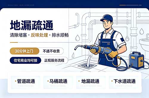 昆山地漏疏通