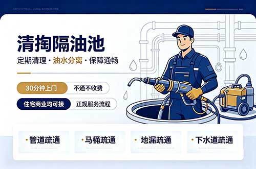 昆山清掏隔油池