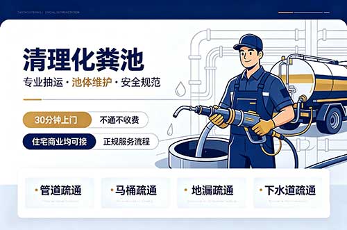 昆山清理化粪池